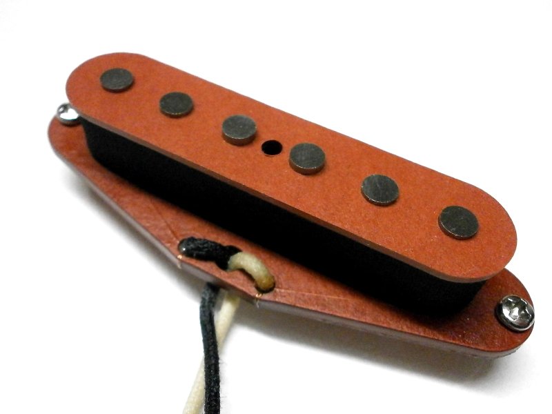 画像1: Stratocaster Frankenstrat EDDIE VAN HALEN Red Pickup A5 Hand Wound by Q pickups EVH (1)