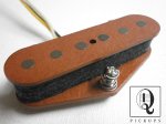 画像1: Telecaster HOT Bridge Coil Tapped Pickup Hand Wound A3/4 Fits Fender Vintage by Q pickups (1)