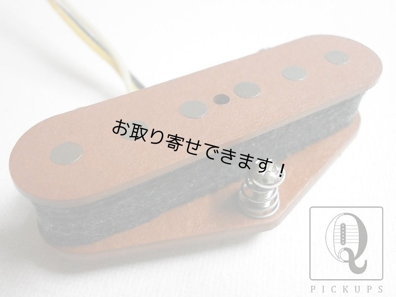 画像1: Telecaster HOT Bridge Coil Tapped Pickup Hand Wound A3/4 Fits Fender Vintage by Q pickups (1)