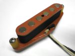 画像2: Telecaster Pickup Neck .250" QUARTER POUND Hand Wound Red Fits Fender Guitar Nocaster Broadcaster Q (2)