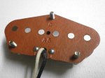 画像2: Telecaster 6.6kOhm Bridge RED Pickup Hand Wound A5 Fits Fender by Q pickups Tele (2)