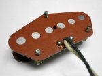 画像4: Telecaster Pickup Bridge .250" QUARTER POUND HandWound Red Fits Fender Guitar Nocaster Broadcaster (4)