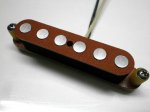 画像4: Telecaster Pickup Neck .250" QUARTER POUND Hand Wound Red Fits Fender Guitar Nocaster Broadcaster Q (4)