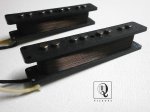 画像1: Jazz Bass Pickups Vintage Correct Hand Wound Alnico 5 SET Q pickups 1963 64 65 Custom Shop Fender (1)