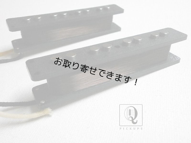 画像1: Jazz Bass Pickups Vintage Correct Hand Wound Alnico 5 SET Q pickups 1963 64 65 Custom Shop Fender (1)