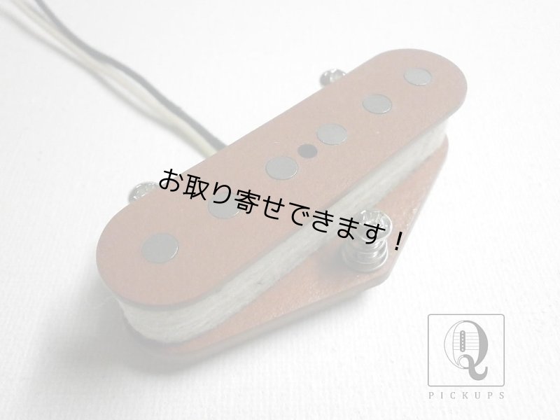 画像1: Telecaster Bridge RED Pickup Hand Wound A3 Fits Fender Vintage by Q pickups Tele Esquire (1)