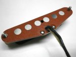 画像5: Telecaster Pickup Neck .250" QUARTER POUND Hand Wound Red Fits Fender Guitar Nocaster Broadcaster Q (5)