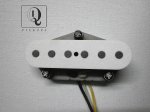 画像1: Telecaster Bridge COIL TAPPED Pickup Hand Wound Alnico 2 Fits Fender Vintage Hot by Q pickups (1)