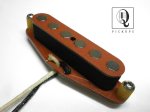 画像1: Telecaster Pickup Neck .250" QUARTER POUND Hand Wound Red Fits Fender Guitar Nocaster Broadcaster Q (1)