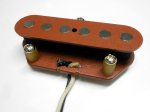 画像2: Telecaster Pickup Bridge .250" QUARTER POUND HandWound Red Fits Fender Guitar Nocaster Broadcaster (2)