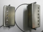 画像2: Humbucker Pickups PAF Nickel Silver RAW covers Vintage Gibson Custom Order by Q pickups (2)