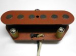 画像3: Telecaster Pickup Bridge .250" QUARTER POUND HandWound Red Fits Fender Guitar Nocaster Broadcaster (3)