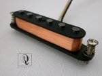 画像1: Coil Tap Stratocaster Bridge Neck Alnico 5 Guitar Pickup Hand Wound by Q pickups Strat Fits Fender (1)