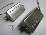 画像1: Humbucker Pickups PAF Nickel Silver RAW covers Vintage Gibson Custom Order by Q pickups (1)