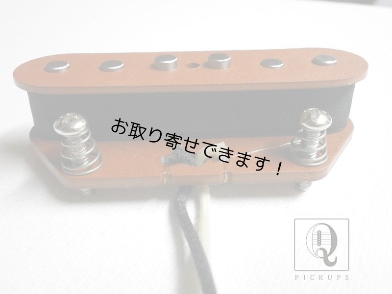 画像1: Telecaster 6.6kOhm Bridge RED Pickup Hand Wound A5 Fits Fender by Q pickups Tele (1)