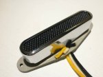 画像3: Telecaster Neck Pickup Chrome Plated Open Cover Black Foil Alnico Hand Wound Coil Tap by Q pickups (3)