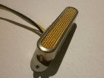 画像2: Telecaster Neck Pickup Raw Non Plated Open Cover Gold Foil Alnico Hand Wound Coil Tap by Q pickups (2)