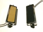 画像10: FIREBIRD Pickups SET 2pcs Silver Gold Black FOIL Mini Humbucker Deluxe by Q pickups Fits Gibson (10)