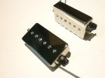 画像7: Humbucker Sized P90 Pickups SET Hand Wound PAF Size Single Coil Q Bridge Neck by Q pickups (7)