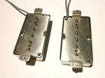 画像2: Humbucker Sized P90 Pickups SET Hand Wound PAF Size Single Coil Q Bridge Neck by Q pickups (2)