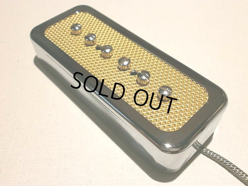 画像2: FOIL P90 Soap Bar Pickup Q Custom Shop Gold Chrome Electric Guitar Fits Gibson by Q pickups LP SG (2)