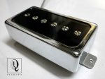 画像1: Humbucker Sized P90 Pickup Open cover Hand Wound PAF Size Single Coil Q Bridge Neck by Q pickups (1)