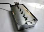 画像5: Humbucker Sized P90 Pickup Open cover Hand Wound PAF Size Single Coil Q Bridge Neck by Q pickups (5)