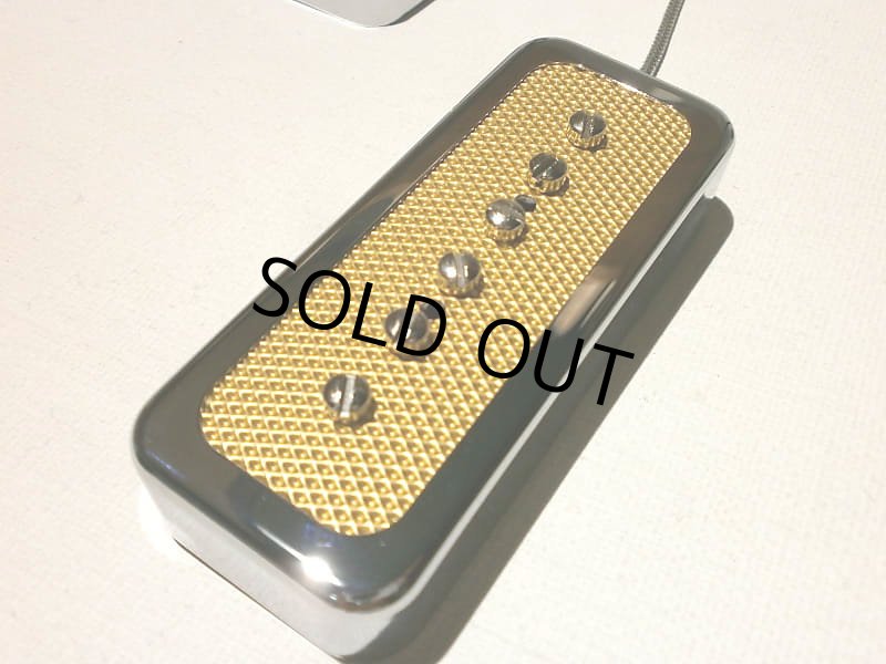 画像3: FOIL P90 Soap Bar Pickup Q Custom Shop Gold Chrome Electric Guitar Fits Gibson by Q pickups LP SG (3)