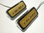 画像4: FOIL P90 Soap Bar Pickup SET Bridge and Neck Gold Chrome Electric Custom Guitar by Q pickups (4)