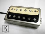 画像1: Q pickups ZEBRA Open RAW Cover Humbucker PAF Guitar Pickup Hand Wound By Q Pickups (1)