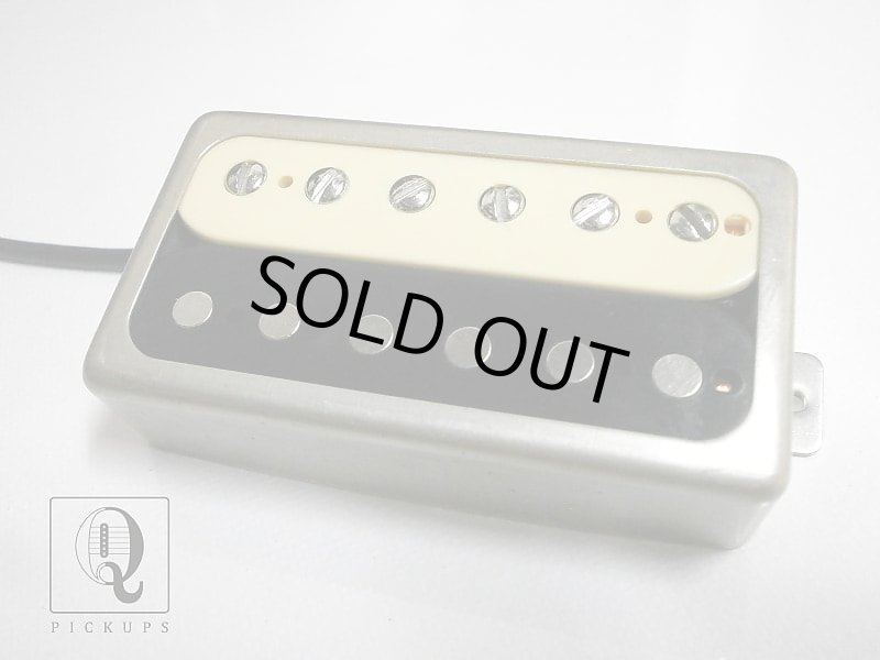 画像1: Q pickups ZEBRA Open RAW Cover Humbucker PAF Guitar Pickup Hand Wound By Q Pickups (1)