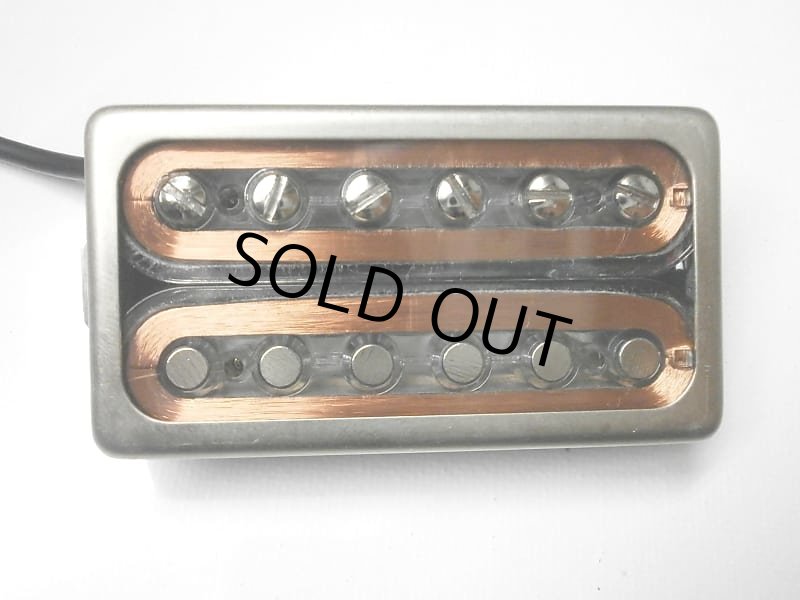 画像4: Q pickups TRANSPARENT BOBBIN Open RAW Cover Humbucker PAF Guitar Pickup Hand Wound By Q Pickups (4)