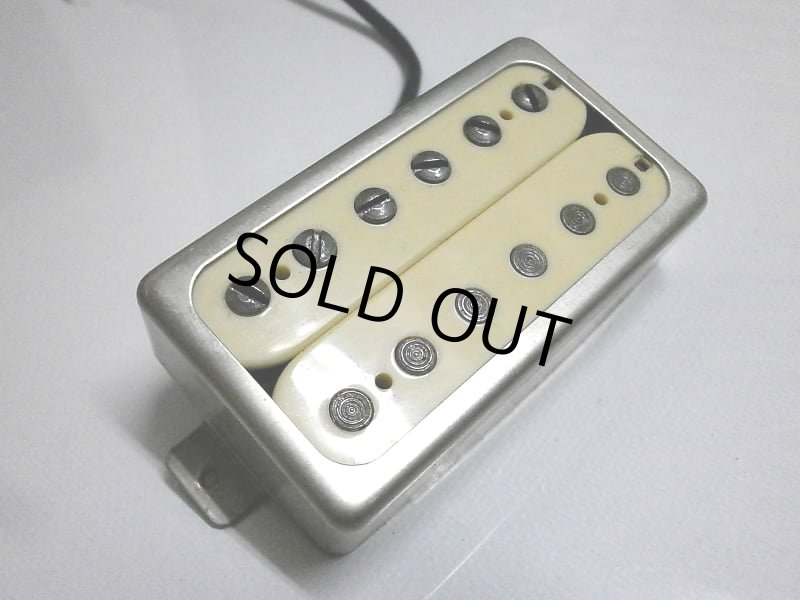 画像2: Q pickups CREAM Open RAW Cover Humbucker PAF Guitar Pickup Hand Wound By Q Pickups (2)