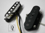 画像1: Telecaster A2/5 SET / Bridge Neck .250 / Quarter Pound Magnets Hand Wound / Fits Fender by Q pickups (1)