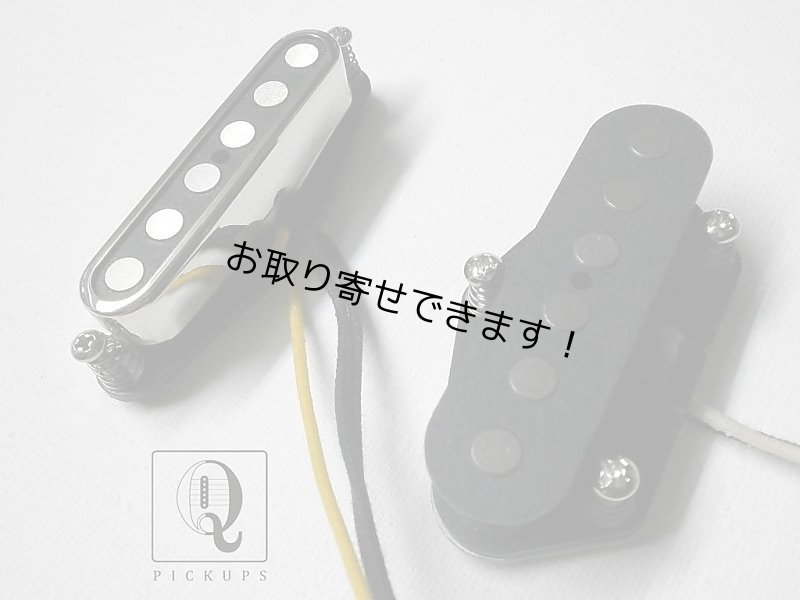 画像1: Telecaster A2/5 SET / Bridge Neck .250 / Quarter Pound Magnets Hand Wound / Fits Fender by Q pickups (1)