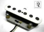 画像1: Telecaster Pickup Bridge .250" QUARTER POUND HandWound White Fits Fender Guitar Nocaster Broadcaster (1)