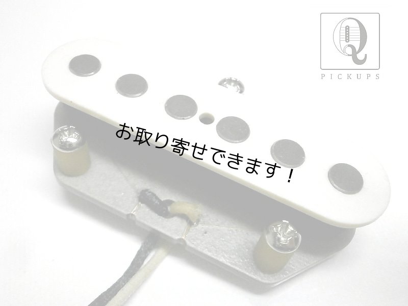 画像1: Telecaster Pickup Bridge .250" QUARTER POUND HandWound White Fits Fender Guitar Nocaster Broadcaster (1)