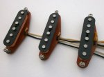 画像3: Stratocaster A2 Pickups SET / Hand Wound Fits Fender / by Q pickups Squire Coil Tap BRIDGE Strat (3)