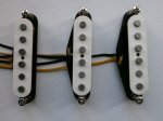 画像6: Stratocaster Alnico 3 Custom Pickups Set Fits Fender Vintage Hendrix Mojo by Q pickups Strat 新品 (6)