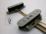 画像1: Telecaster Coil Tap A2 A5 HOT Pickups SET Custom Hand Wound Fits Fender by Q pickups (1)