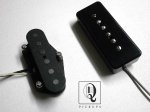 画像1: Telecaster Custom Guitar Pickups SET P90 NECK Tele Bridge Hand Wound Fits Fender by Q pickups (1)