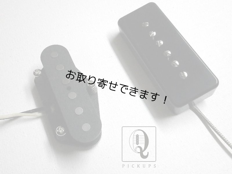 画像1: Telecaster Custom Guitar Pickups SET P90 NECK Tele Bridge Hand Wound Fits Fender by Q pickups (1)