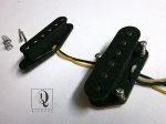 画像1: Telecaster Broadcaster GUITAR Pickups SET Bridge A2 Neck A5 Hand Wound Fits Fender by Q pickups (1)