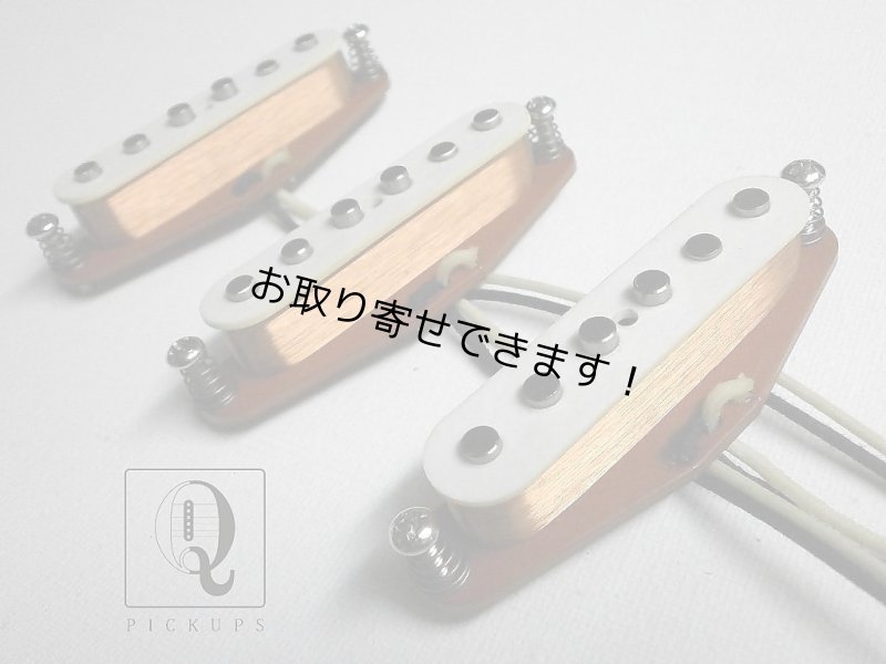 画像1: Stratocaster Guitar NON R.W.R.P. A5 Pickups SET Fullerton RE Red Bottom Hand Wound by Q pickups (1)