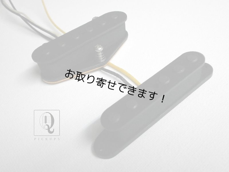 画像1: Telecaster Broadcaster A2 SET Bridge & Neck Hand Wound Fits Fender Tele Guitar by Q pickups (1)