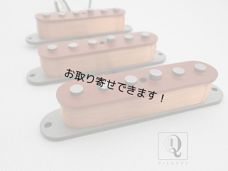 画像1: Stratocaster A3/4 Custom Strat Guitar Pickups SET HOT Vintage Hand Wound by Q pickups Fits Fender (1)