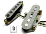 画像1: Telecaster Pickups SET .250" QUARTER POUND Hand Wound Grey Fits Fender Guitar Esquire Broadcaster (1)