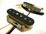 画像1: Q pickups Telecaster Pickups SET 1964-68 VINTAGE CORRECT Tele Guitar Fender Custom Shop 1965 66 67 (1)