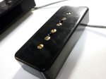 画像10: P90 relic/aged SOAP BAR Pickups set Black/Cream Vintage Fits Gibson Epiphone 50s Alnico IV Q Custom (10)