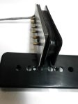 画像5: P90 relic/aged SOAP BAR Pickups set Black/Cream Vintage Fits Gibson Epiphone 50s Alnico IV Q Custom (5)